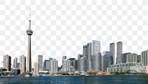 Toronto cityscape png border, office | Free PNG - rawpixel