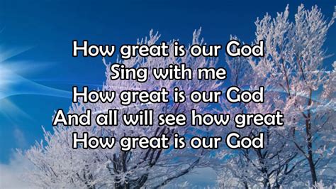 How Great Is Our God - Lyric Video HD Chords - Chordify