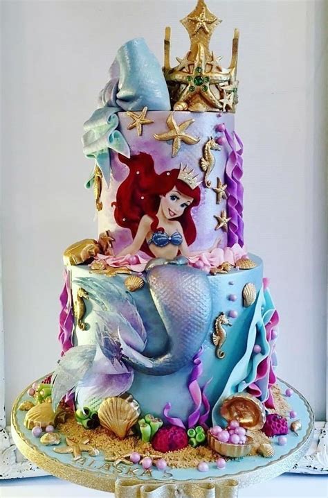 Pin by R.Z on СОЛНЦЕ,МОРЕ,БЕЛЫЙ ПЕСОК... | Mermaid cakes, Little ...