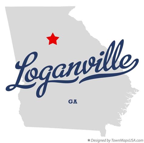 Map of Loganville, GA, Georgia