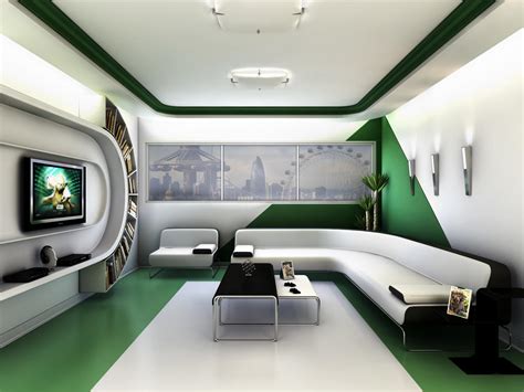 Futuristic Living Room by TwinShock on DeviantArt