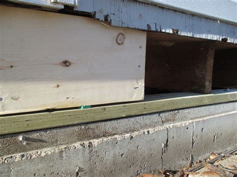 Sill plate and box joist replacement - Evans Construction | Home repair ...