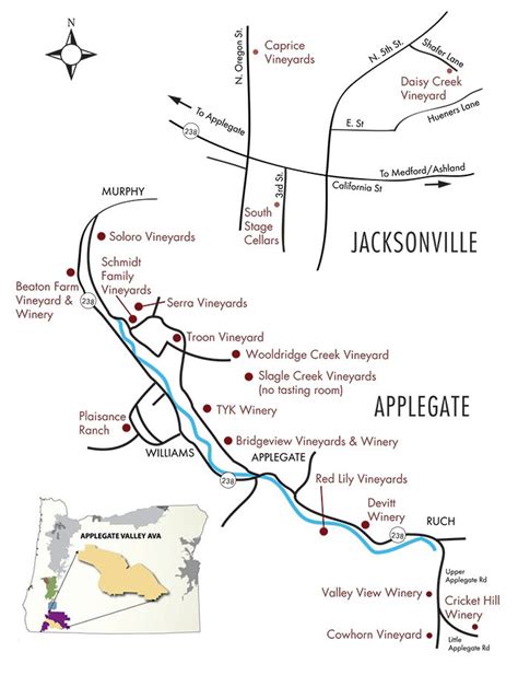 Downloadable Maps – Southern Oregon Winery Association – Your Guide to ...