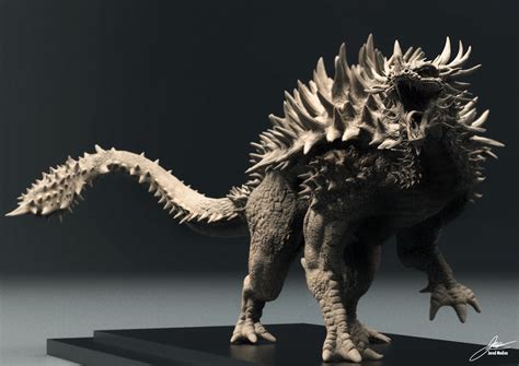 ArtStation Feudal Japan Anguirus Design Concept, 56% OFF