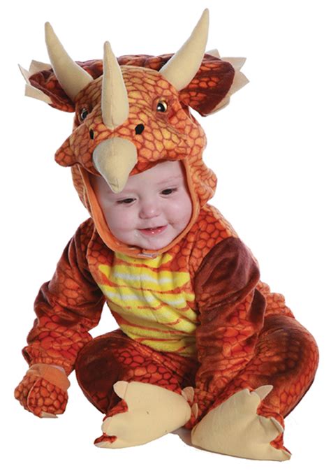 Infant/Toddler Rust Triceratops Costume