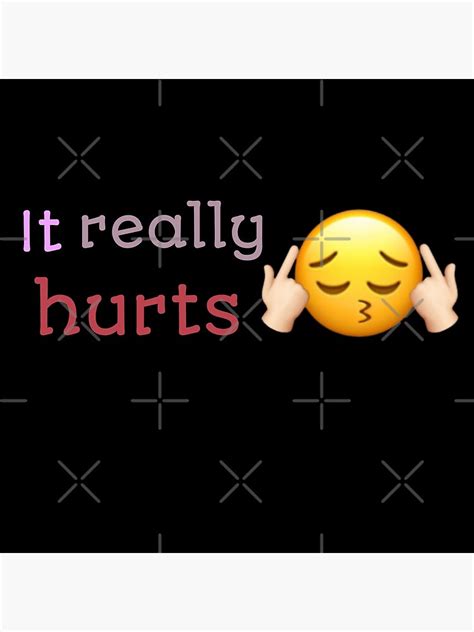 "It really hurts meme" Poster by minyatPH | Redbubble