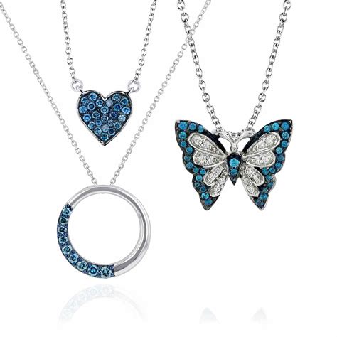 Blue Diamond Necklaces – Steven Singer Jewelers