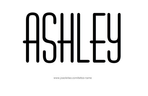 Ashley Name Tattoo Designs