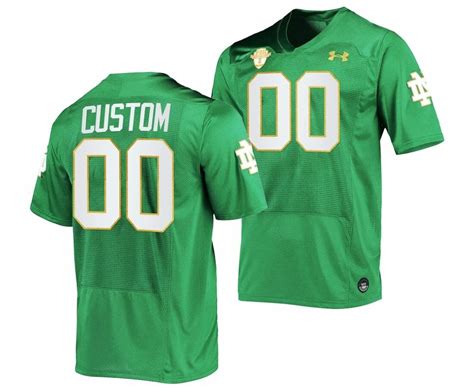 [Trending] New Custom Notre Dame Fighting Irish Jersey Green