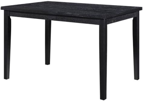 Homelegance® Andreas Black Dining Table | Evans Furniture Galleries | Furniture and Mattresses ...