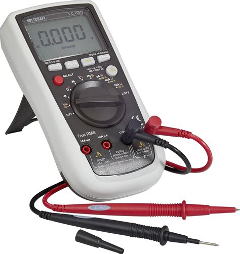 VOLTCRAFT VC850 Handheld multimeter Calibrated to (ISO standards ...