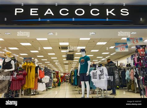 Retail outlet of Peacocks, pat of the Edinburgh Woollen Mill group Stock Photo - Alamy