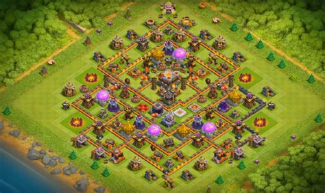 TH8 to TH11 Farming, Trophy & War Base Layouts - Allclash