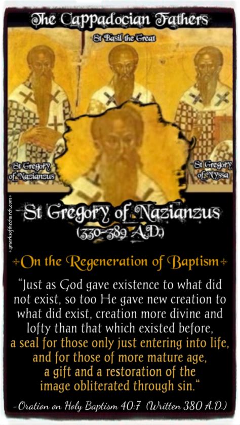 Gregory of Nazianzus - The 4 Marks