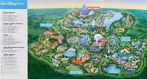 Walt Disney Florida Map