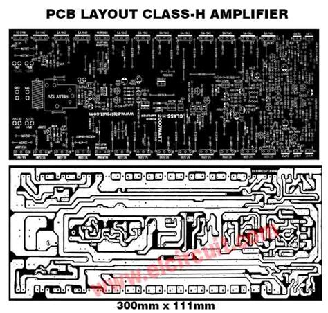 Powerful 2000W Power Amplifier Class-H - Electronic Circuit