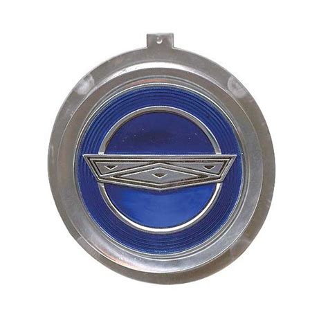 Ford Mustang Wheel Cover Spinner Center - Plastic - Blue