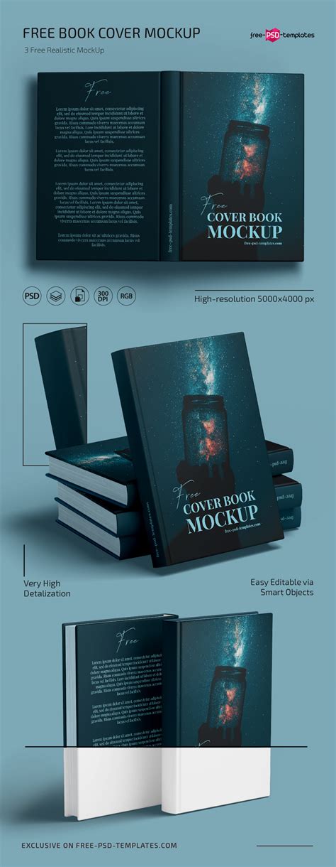 Free BOOK COVER MOCKUP – Free PSD Templates