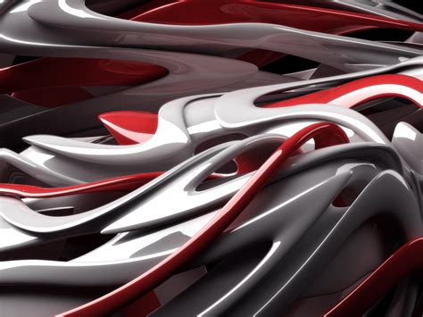 Cool Abstract Red Silver Wallpaper 1600x1200 - Wallpaper - HD Wallpaper