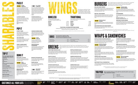 Buffalo Wild Wings Menu and Reviews - Bentonville Location | NWA Food ...