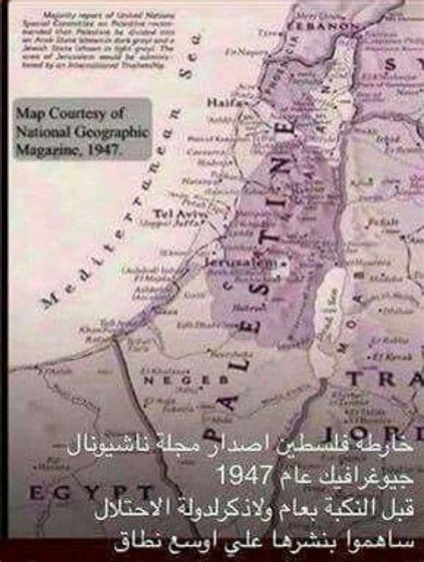 Palestine 1947 Map