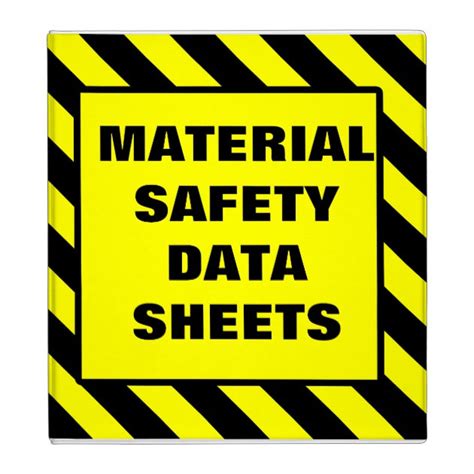 Free Printable Binder Printable Printable Safety Data Sheet Cover Page