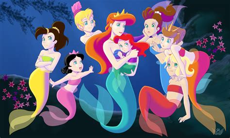 Ariel's Sisters ~ Famous Cartoon