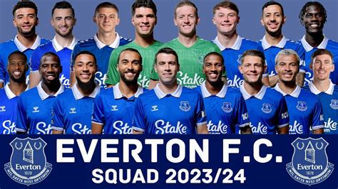 EVERTON F.C. Squad Season 2023/24 | Everton FC | FootWorld - YouTube