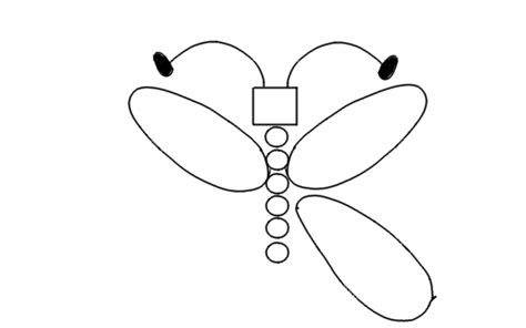 How to Draw a Butterfly Using Shapes? | Step by Step Butterfly Using ...