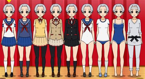 Yandere Simulator Uniforms by Shaula-chan on DeviantArt