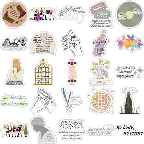 Taylor Swift Red Fearless Everyone Album Stickers Wholesale sticker supplier