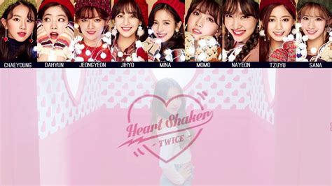 TWICE - Heart Shaker MV + Lyrics Color Coded HanRomEng - YouTube