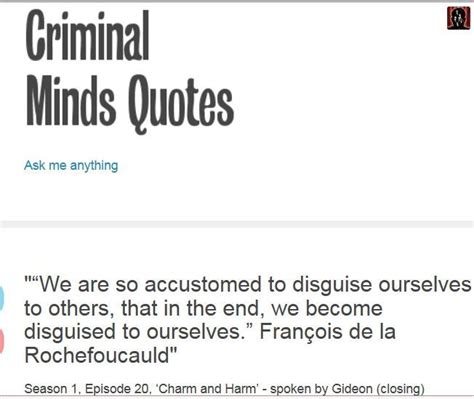 Criminal Minds Quotes | Criminal minds quotes, Criminal minds, Quotes