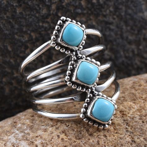 Artisan Crafted Arizona Sleeping Beauty Turquoise Sterling Silver Ring ...