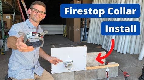 How to Install a Firestop Collar - YouTube