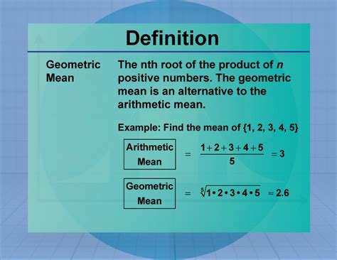 Math Definitions Collection: Measures of Central Tendency | Media4Math