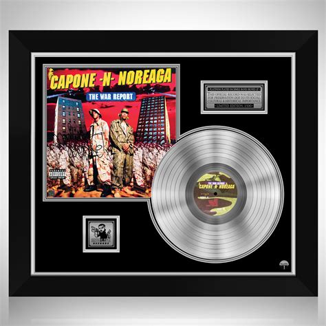 Capone -N- Noreaga - The War Report Platinum LP Limited Signature ...