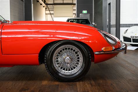 Jaguar E-Type red convertible (17) - Richmonds - Classic and Prestige Cars - Storage and Sales ...