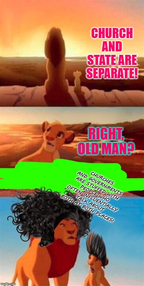 Simba Shadowy Place Meme - Imgflip