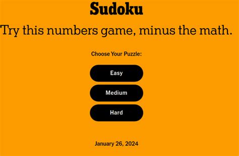 NYT Sudoku not updated : r/sudoku