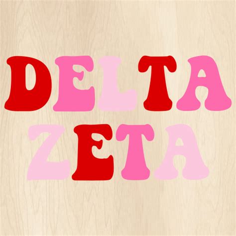 Delta Zeta Letter SVG | Delta Zeta Sorority vector File | Delta Zeta ...