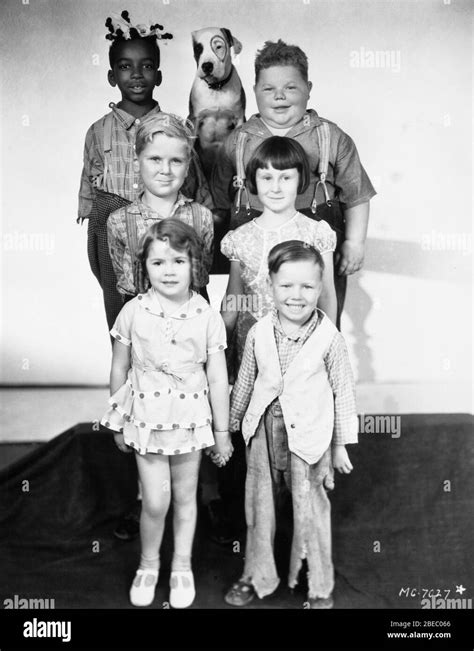 OUR GANG 1930 Group Portrait with (from top) ALLEN '' FARINA '' HOSKINS ...