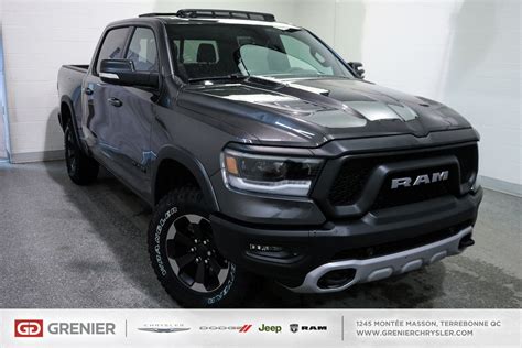 New 2019 Ram 1500 Rebel Black - $60385.0 | Grenier Chrysler Dodge Jeep ...