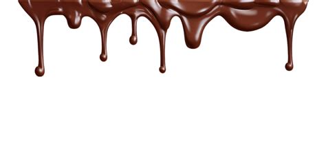 Melted chocolate dripping isolated on a transparent background 27182190 PNG