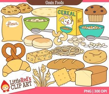 Bread and Grains Food Clip Art | Grain foods, Group meals, Recipe book diy