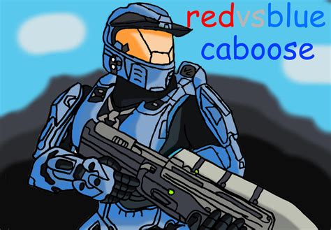 Red Vs Blue Caboose by TheStealthDrawings on DeviantArt