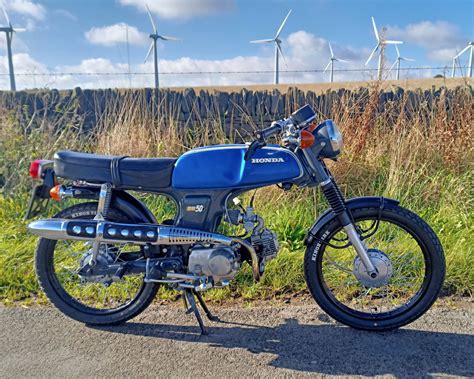 1973 Honda SS50, Blue, 4 Speed, K1 | Moped Photos — Moped Army