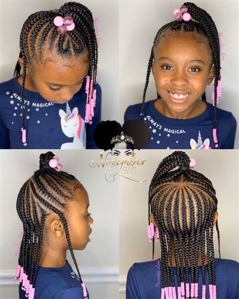 Kids Cornrow Hairstyles, Black Kids Hairstyles, Natural Hairstyles For Kids, Toddler Hairstyles ...