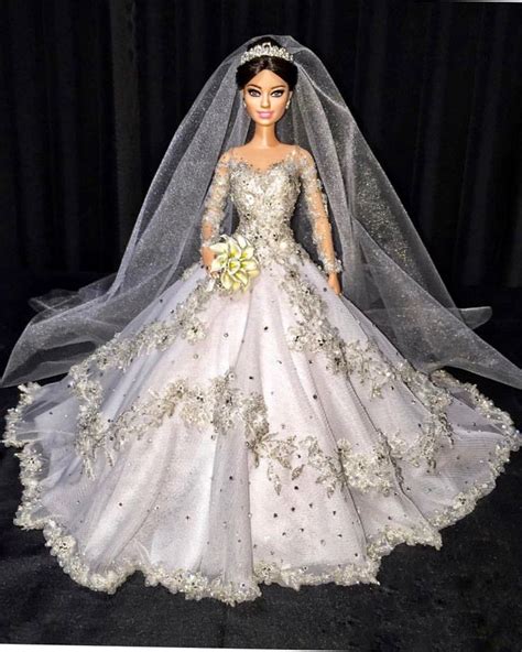 Pin by Rhea Packard Baker on dolls | Barbie wedding dress, Barbie bridal, Barbie gowns