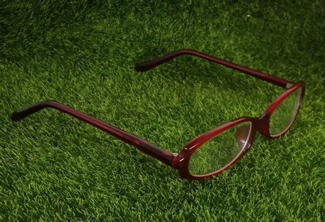 JAPANESE RED ACETATE FRAME PRESCRIPTION GLASSES, Women's Fashion, Watches & Accessories ...